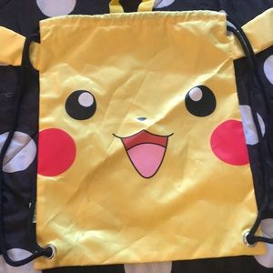 Pikachu bag and jacket